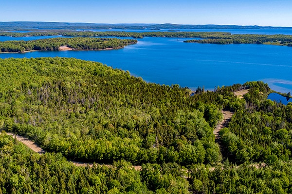 View towards Big Harbour Island from property